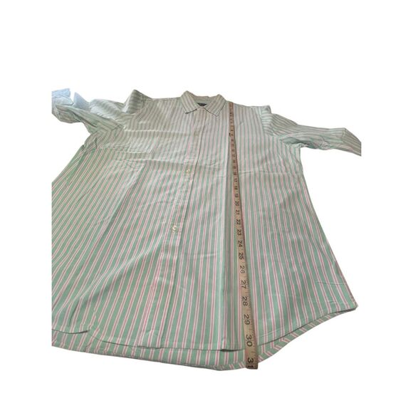 Ralph Lauren Men’s Button Down Shirt Green/Pink Sz XL - Picture 7 of 8